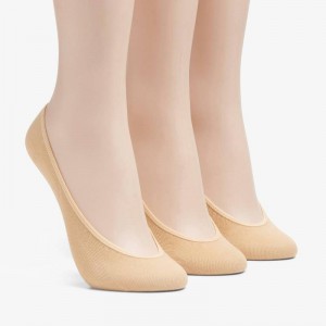 クラークス 3 pack Solid Liner Sock ブラウン | CLKS-84174