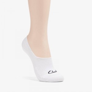 クラークス Basic Liner Sock 白 | CLKS-84653