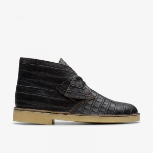 クラークス Desert Boot 黒 | CLKS-84594