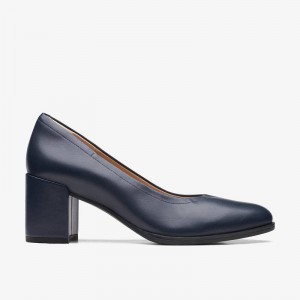 クラークス Freva 55 Court ネイビー | CLKS-85002