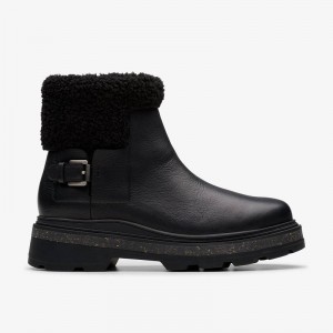 クラークス Hencroft Madi Waterproof 黒 | CLKS-85508