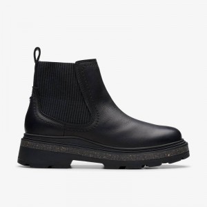クラークス Hencroft Step Waterproof 黒 | CLKS-85512