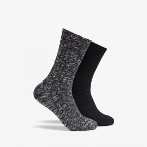 クラークス Marled Crew Sock 黒 | CLKS-84171