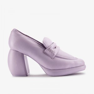 クラークス Martine Rose Womens Loafer 1 紫 | CLKS-85118