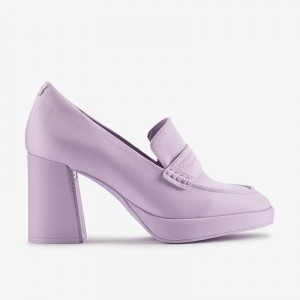 クラークス Martine Rose Womens Loafer 2 紫 | CLKS-85115