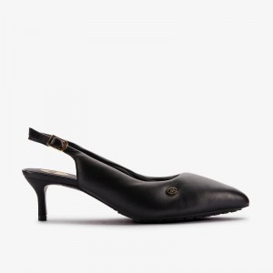 クラークス Martine Rose Womens Sling 1 黒 | CLKS-85108