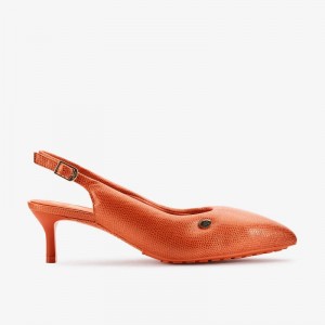 クラークス Martine Rose Womens Sling 1 オレンジ | CLKS-85267