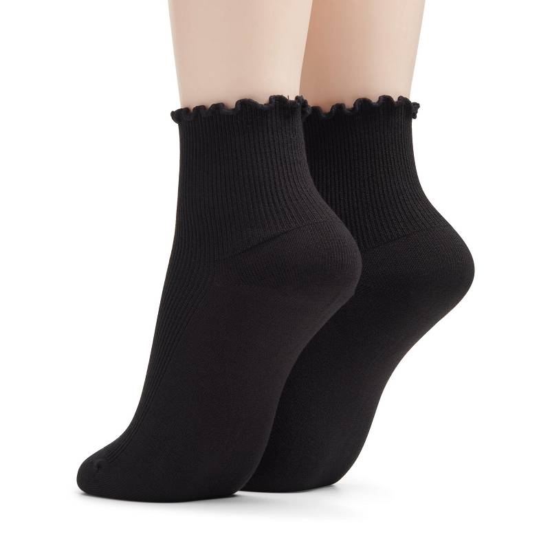 クラークス 2 Pack Rosewelt Crew Sock 黒 黒 | CLKS-84640