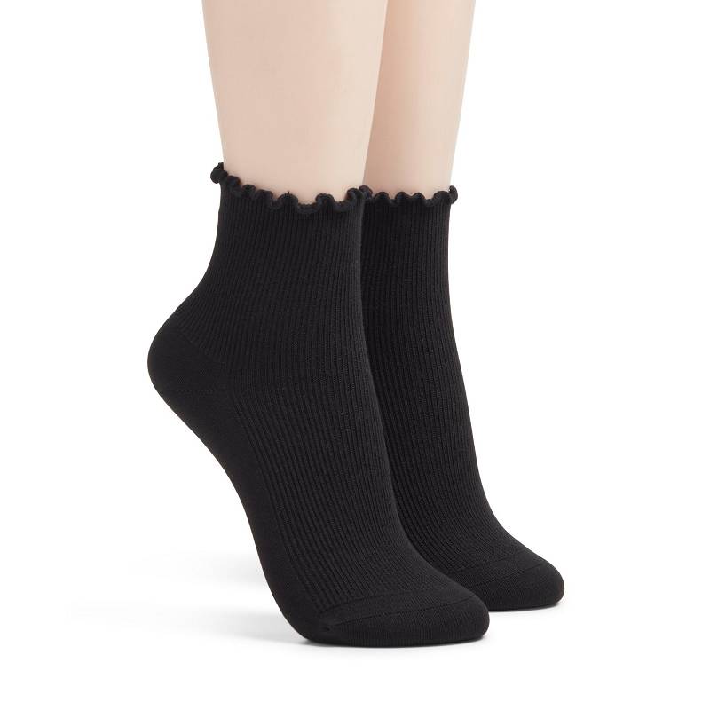 クラークス 2 Pack Rosewelt Crew Sock 黒 黒 | CLKS-84640