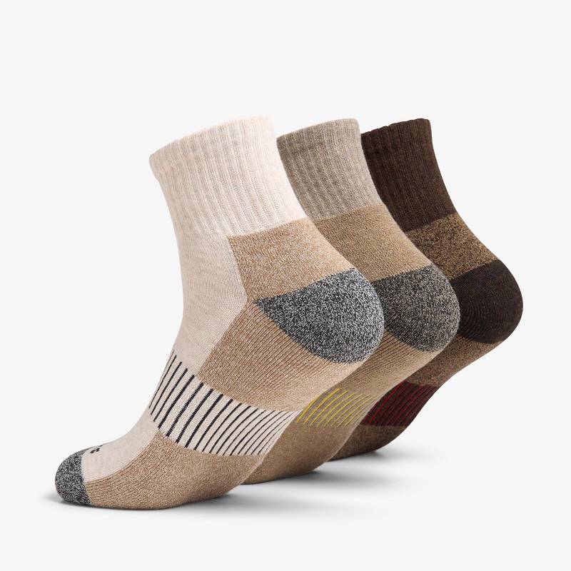 クラークス 3 Pack Ankle Sport Sock ブラウン | CLKS-84195