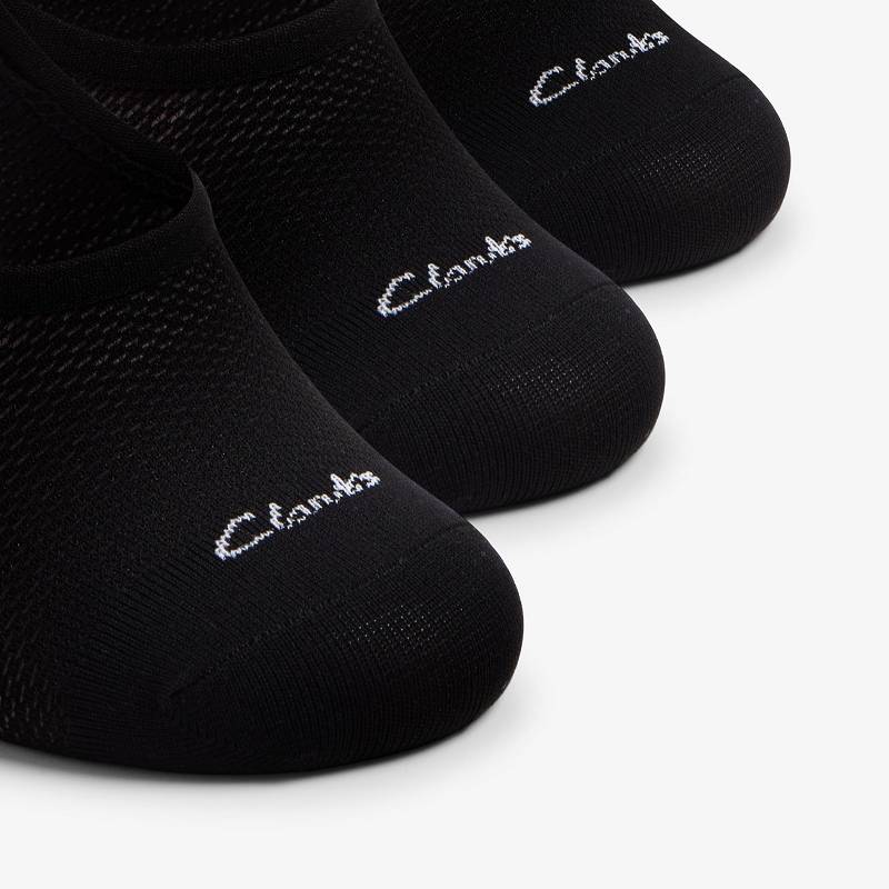 クラークス 3 Pack Liners 黒 | CLKS-84187