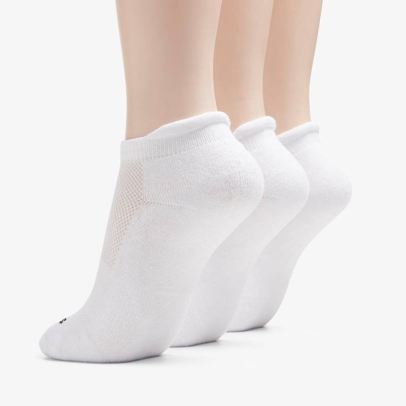 クラークス 3 Pack Solid Athletic Sock 白 | CLKS-84639