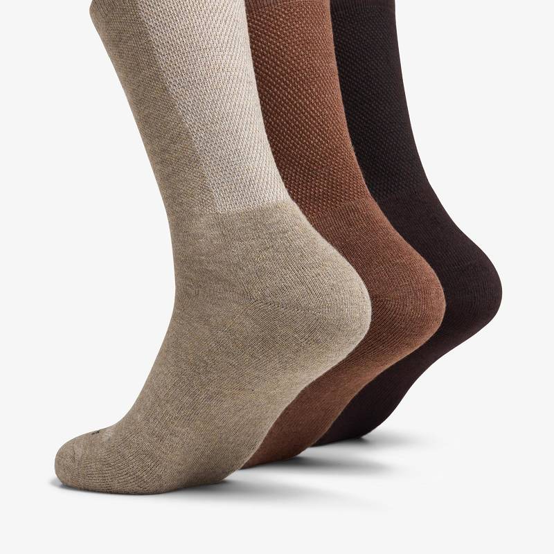 クラークス 3 Pack Sport Crew Sock カーキ | CLKS-84169