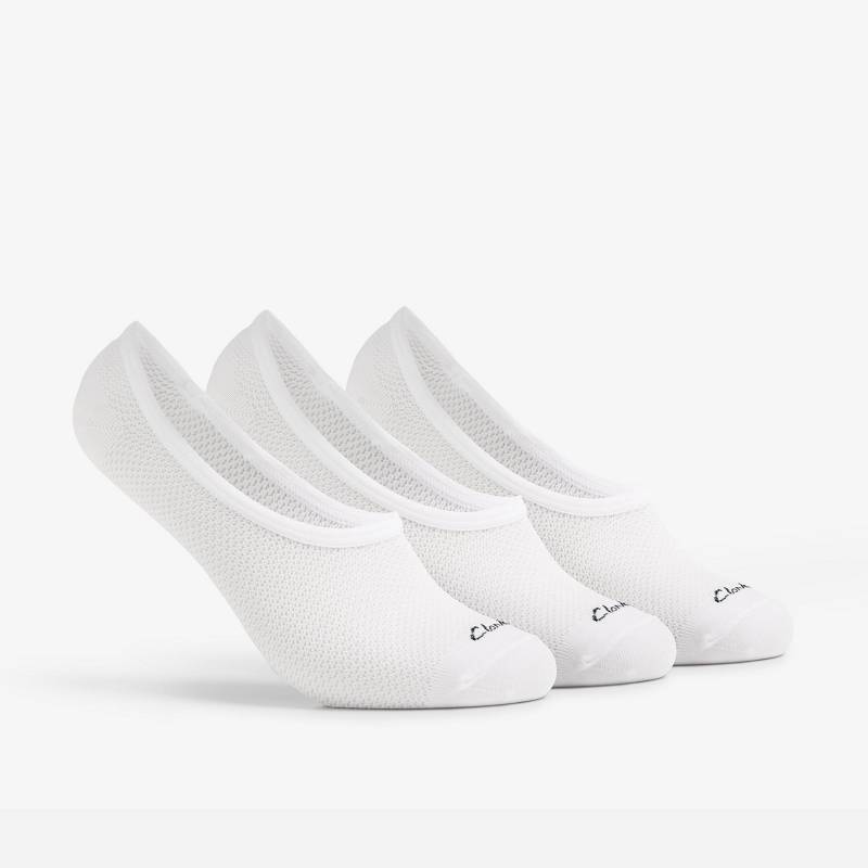 クラークス 3 pack Liner Socks 白 | CLKS-84186