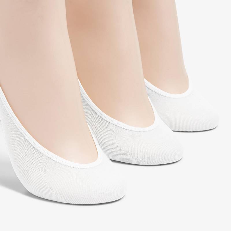 クラークス 3 pack Solid Liner Sock 白 | CLKS-84634