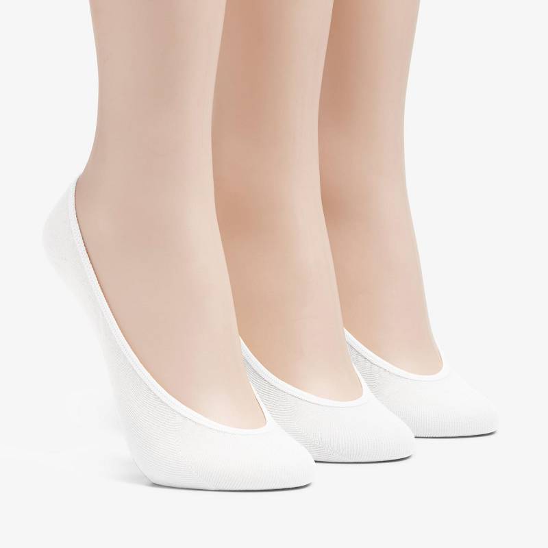 クラークス 3 pack Solid Liner Sock 白 | CLKS-84634