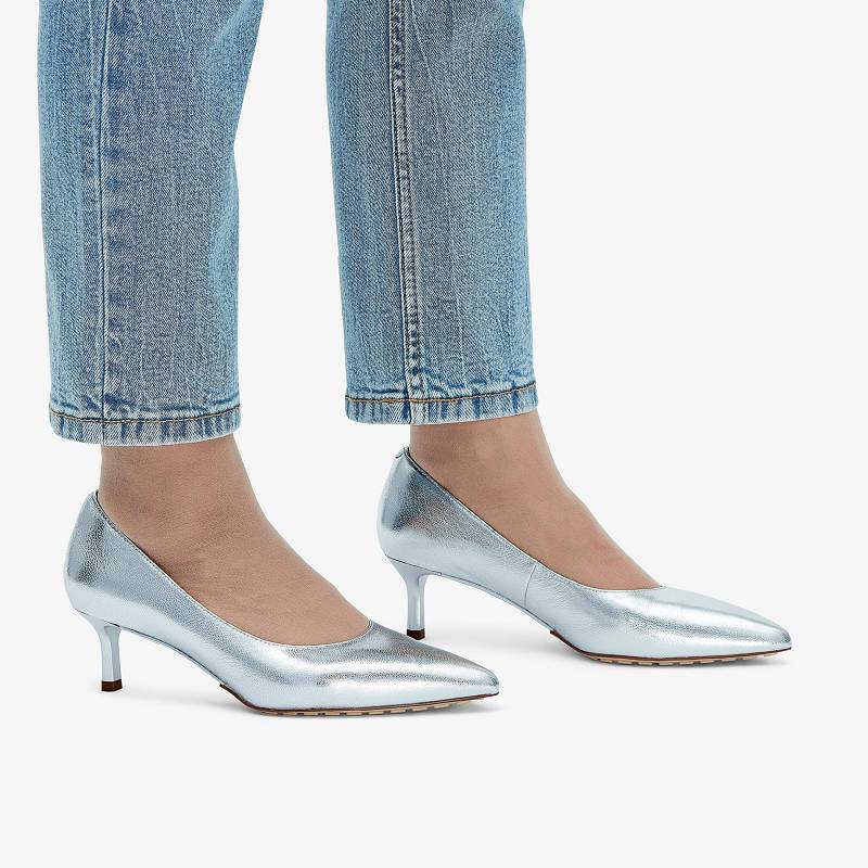 クラークス Adela Court シルバー | CLKS-85049