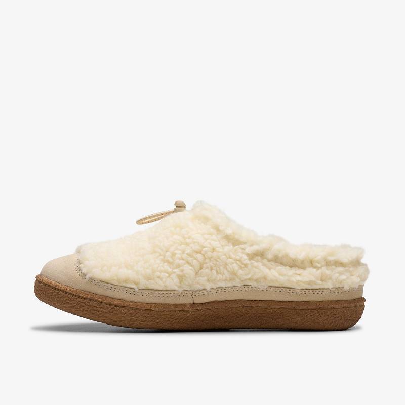 クラークス Belle Wych Slippers 白 | CLKS-84676