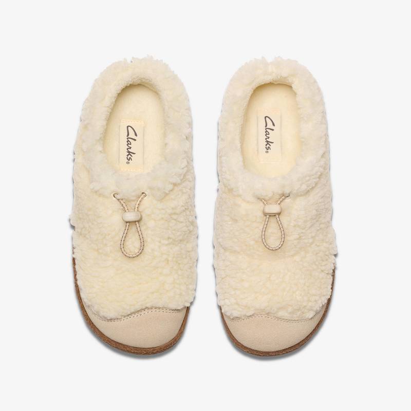 クラークス Belle Wych Slippers 白 | CLKS-84676