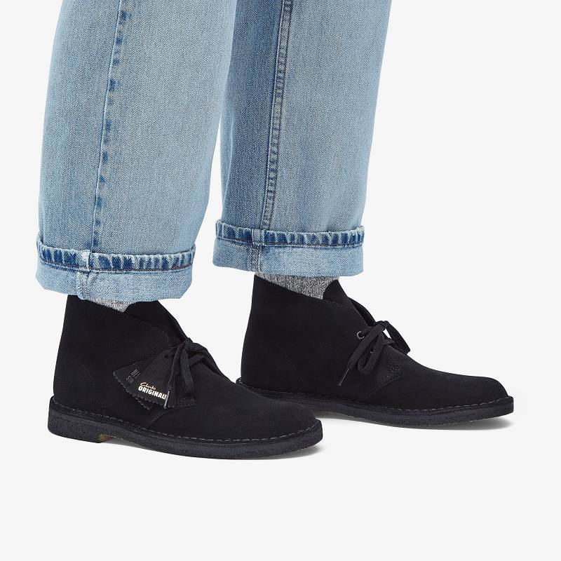 クラークス Desert Boot 黒 | CLKS-84616