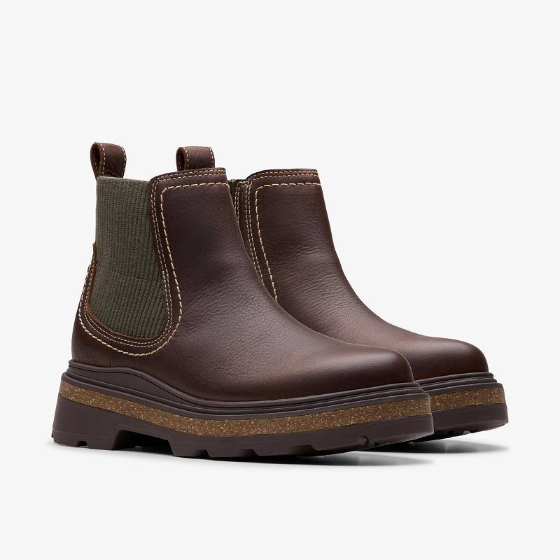 クラークス Hencroft Step Waterproof ブラウン | CLKS-85514