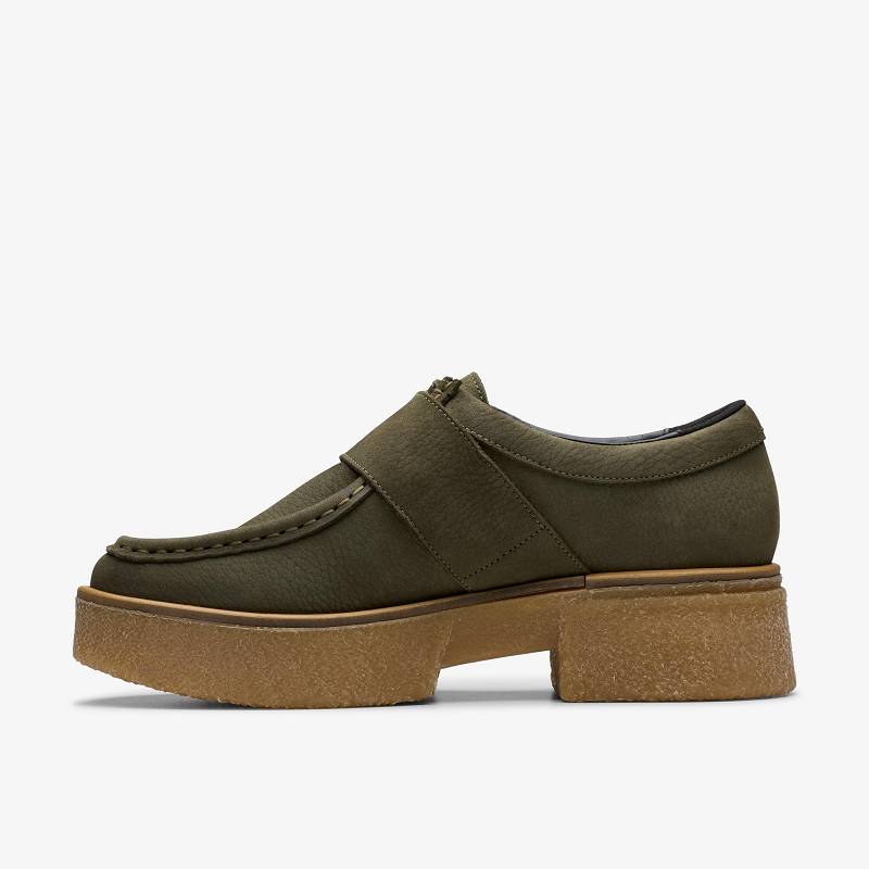 クラークス Linoso Monk 暗緑 | CLKS-85399