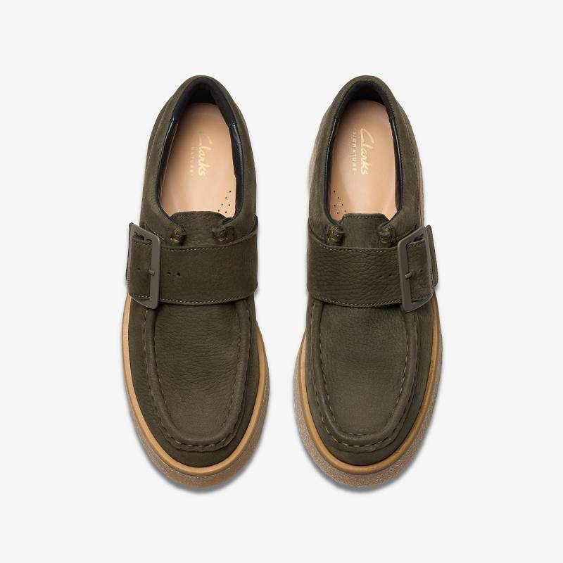 クラークス Linoso Monk 暗緑 | CLKS-85399