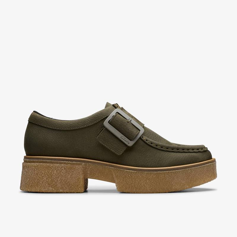 クラークス Linoso Monk 暗緑 | CLKS-85399