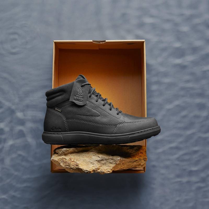 クラークス Mapstone Hi Gore-Tex 黒 | CLKS-84250