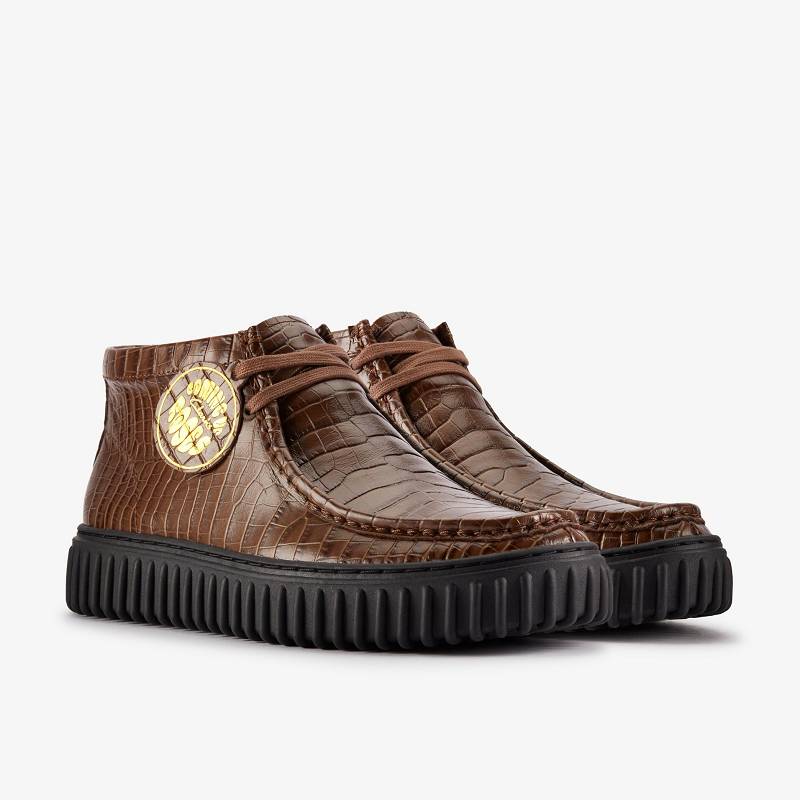 クラークス Martine Rose Torhill Hi ブラウン | CLKS-85605