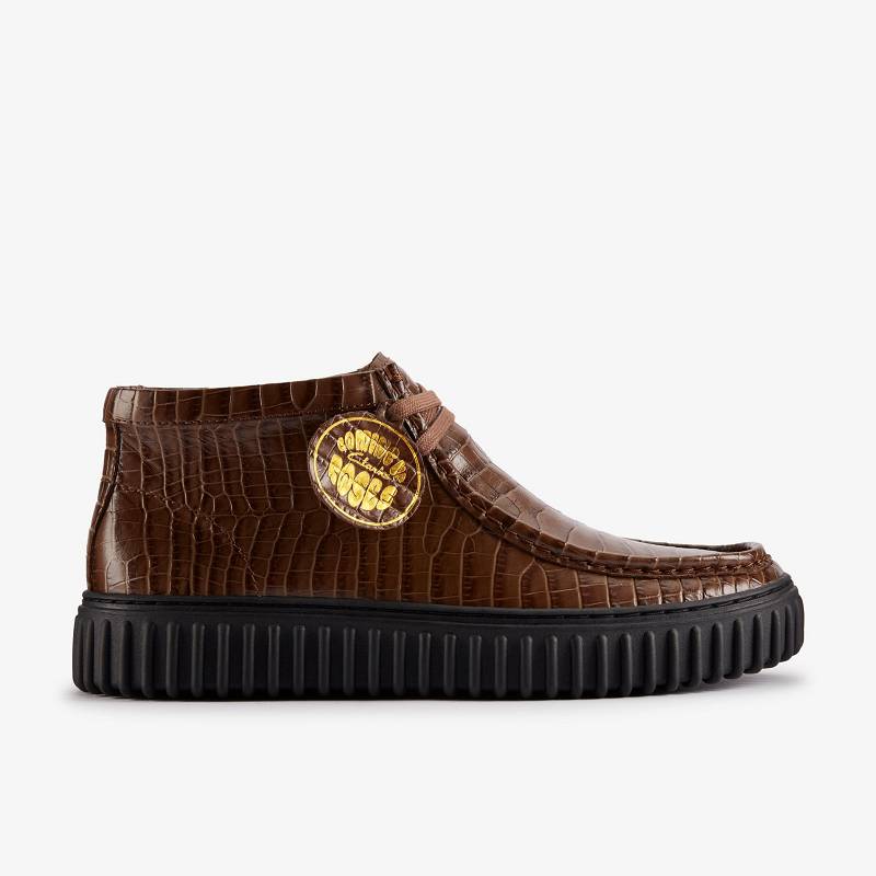 クラークス Martine Rose Torhill Hi ブラウン | CLKS-85605