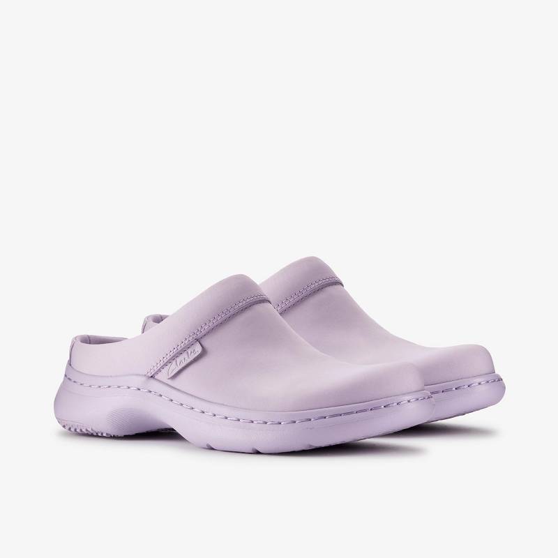 クラークス Martine Rose Womens Clog 2 紫 | CLKS-84758