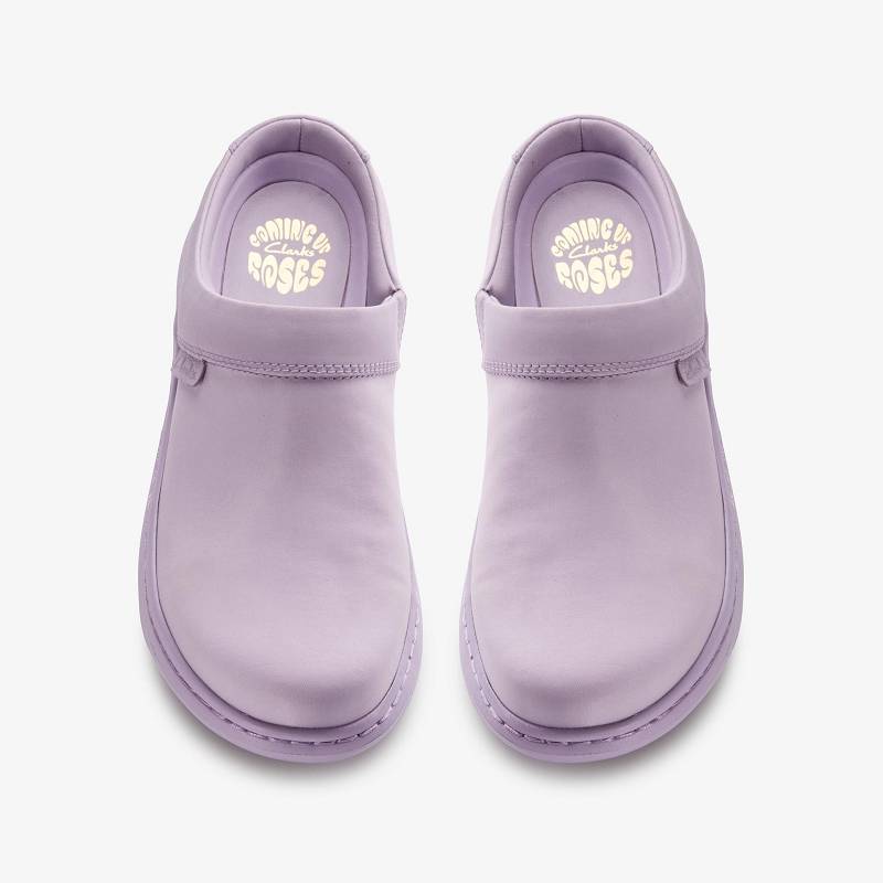 クラークス Martine Rose Womens Clog 2 紫 | CLKS-84758