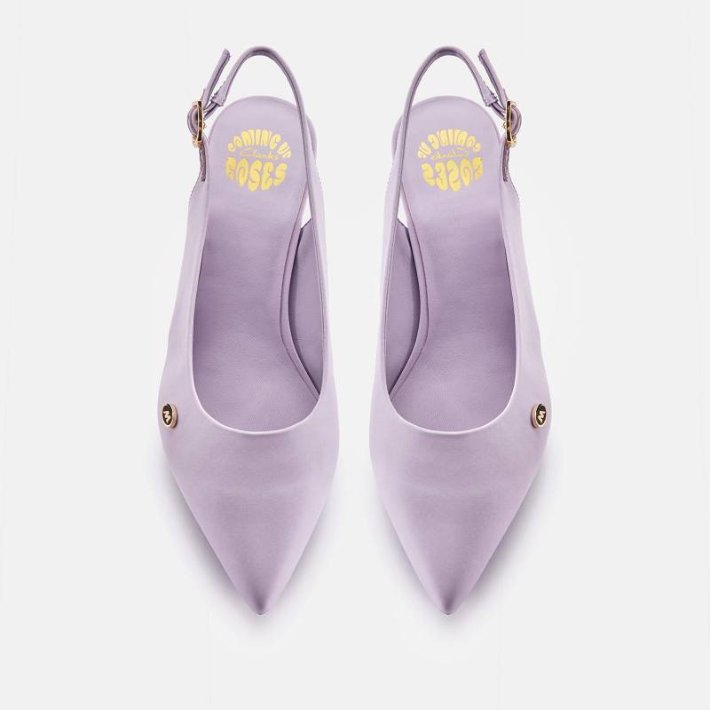 クラークス Martine Rose Womens Sling 2 紫 | CLKS-85106
