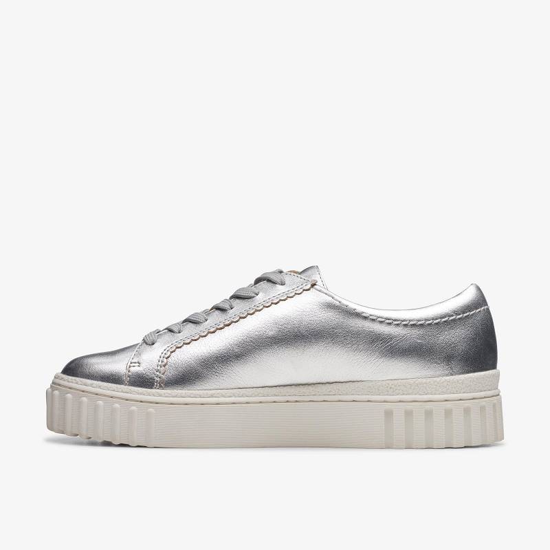 クラークス Mayhill Walk シルバー メタリック | CLKS-84697