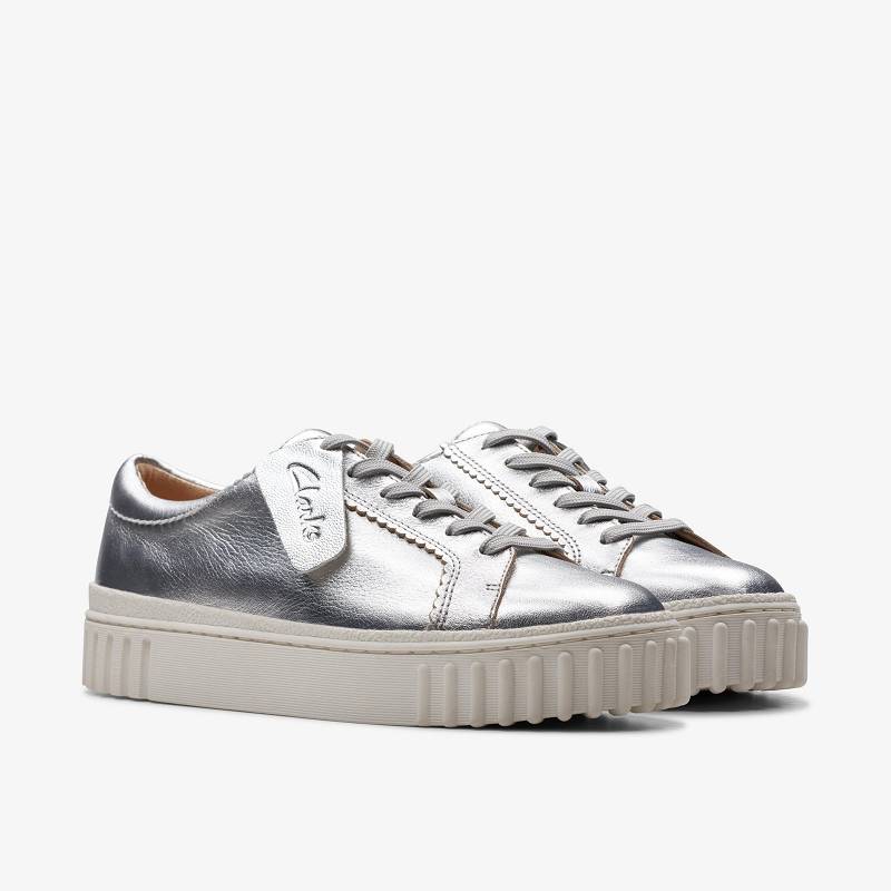 クラークス Mayhill Walk シルバー メタリック | CLKS-85180