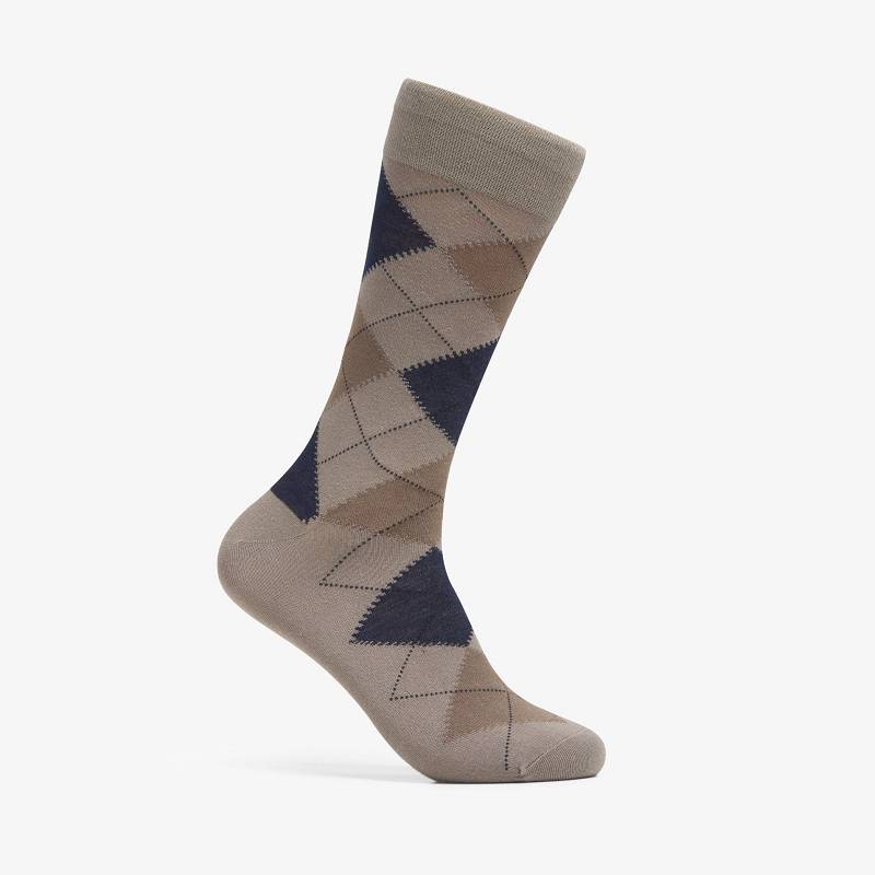 クラークス Mens Argyle グレー ブラウン | CLKS-84193