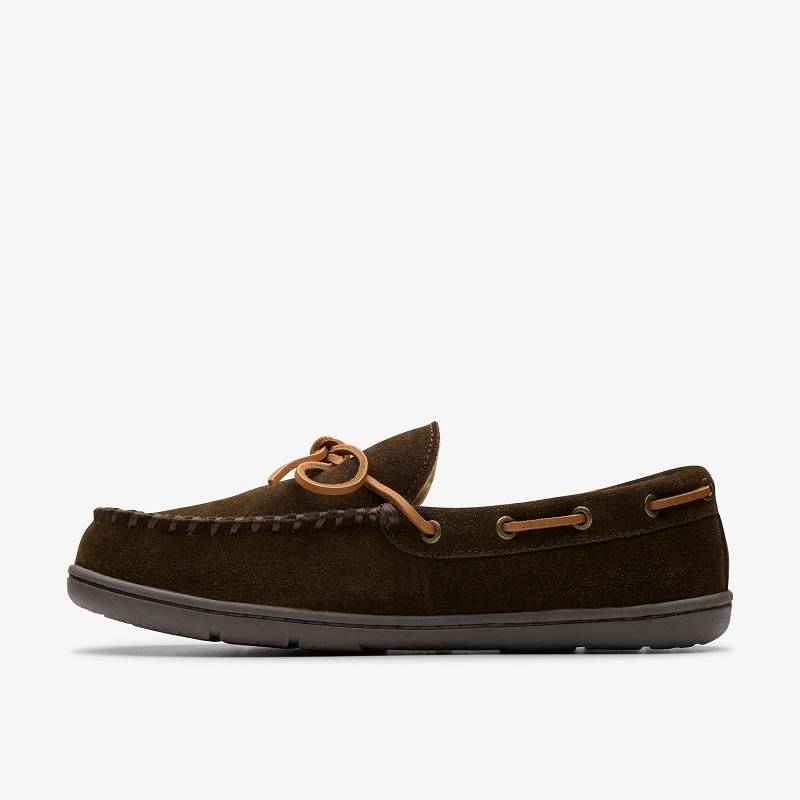 クラークス Michel Rise Slippers ブラウン | CLKS-84209