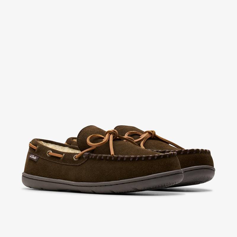 クラークス Michel Rise Slippers ブラウン | CLKS-84209