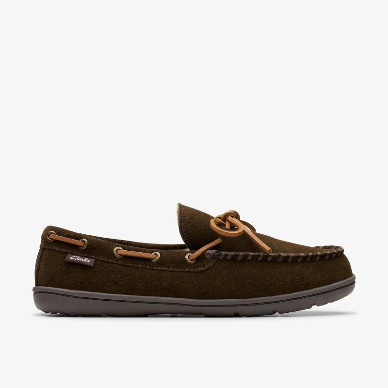 クラークス Michel Rise Slippers ブラウン | CLKS-84209