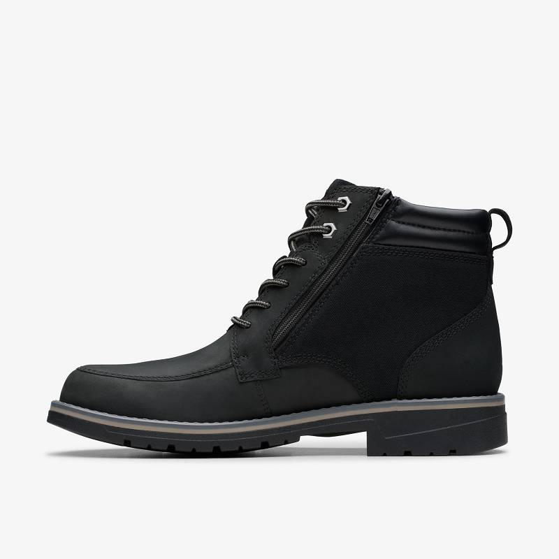 クラークス Morwell Zip 黒 | CLKS-84531