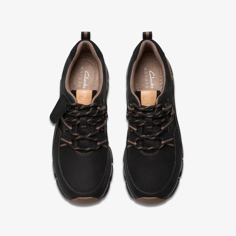 クラークス Nature X Tie Waterproof 黒 | CLKS-85161