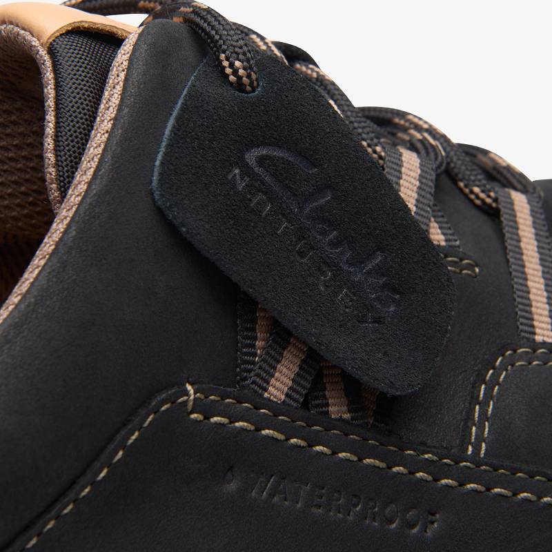 クラークス Nature X Tie Waterproof 黒 | CLKS-85161