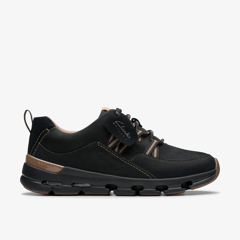 クラークス Nature X Tie Waterproof 黒 | CLKS-85161