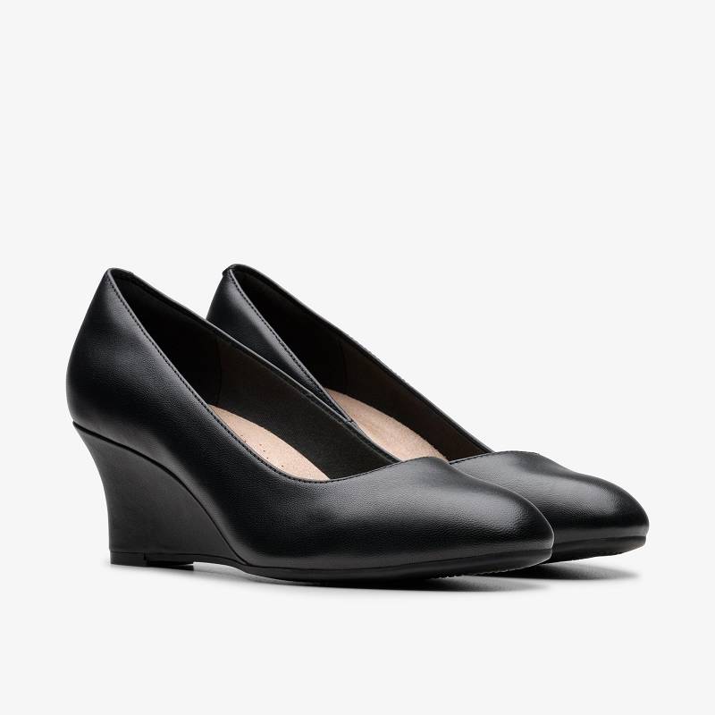 クラークス Olivette Pearl 黒 | CLKS-84720
