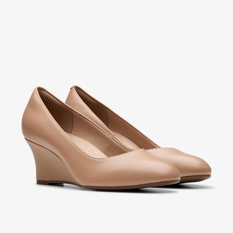 クラークス Olivette Pearl ベージュ | CLKS-84996