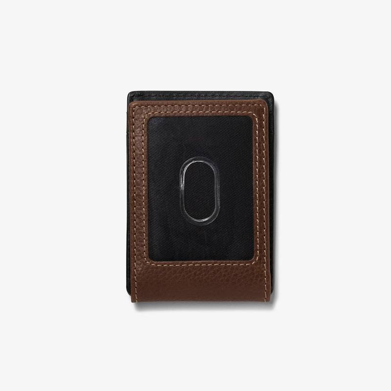 クラークス Pebble Wide Money Clip Wallet ブラウン | CLKS-84165