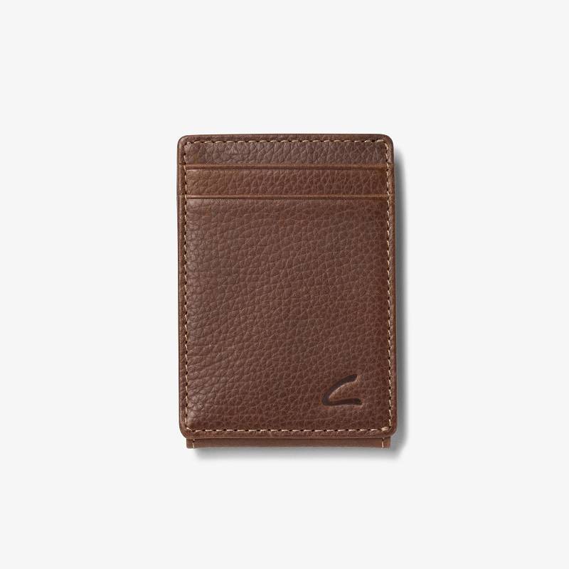 クラークス Pebble Wide Money Clip Wallet ブラウン | CLKS-84165