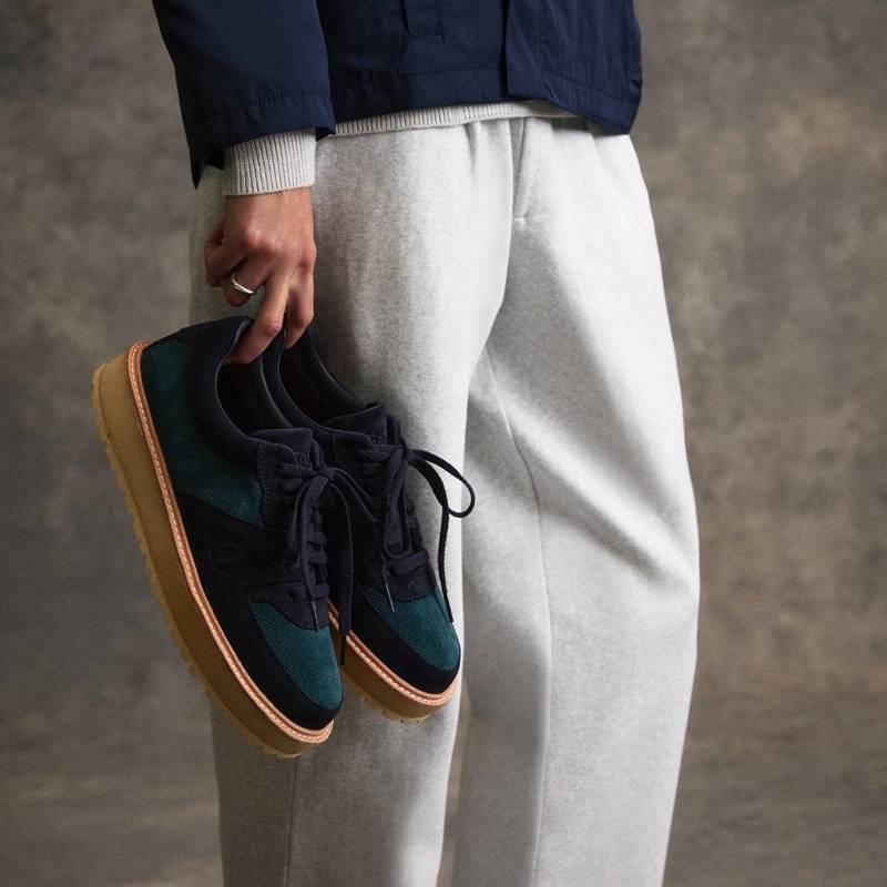 クラークス Sandford 2 X Ronnie Fieg Blue Multicolor 青 | CLKS-84256