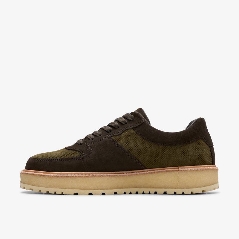クラークス Sandford 2 X Ronnie Fieg Dark Olive Combination 暗オリーブ | CLKS-84257